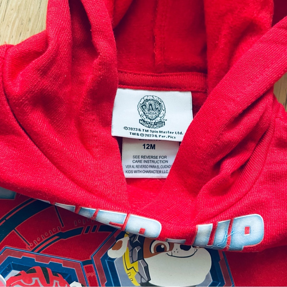 Boys Paw Patrol Hoodie Tracksuit Jogger Pants NWT - 12M - Picture 4 of 9